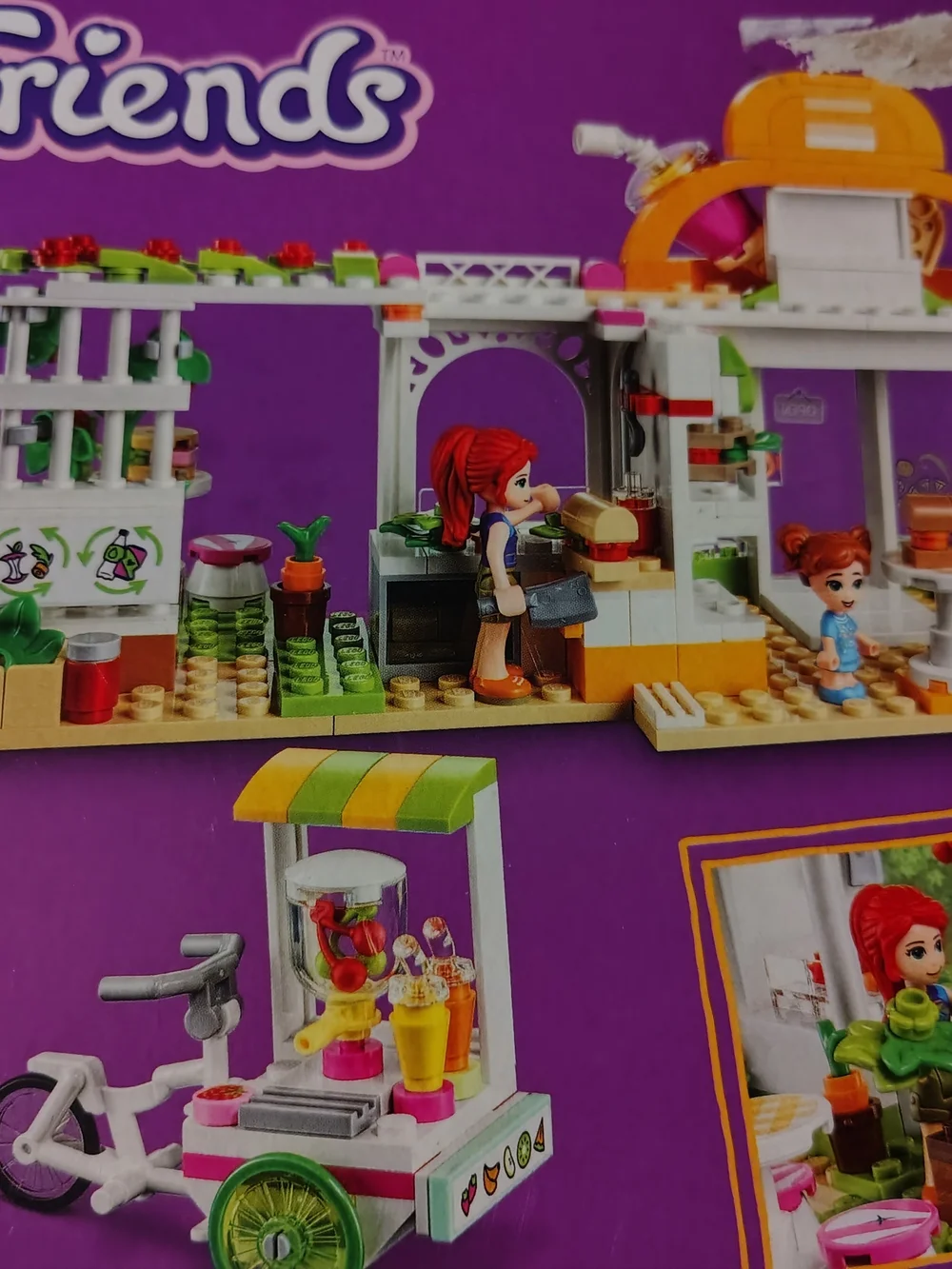 FRIENDS Pink Orange and Green Café Building Set